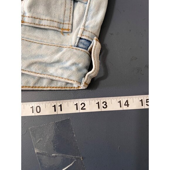 PacSun Womens High-Rise Two-Tone Mom‎ Jeans Size 25 Cotton Blend Blue & White - Picture 4 of 13